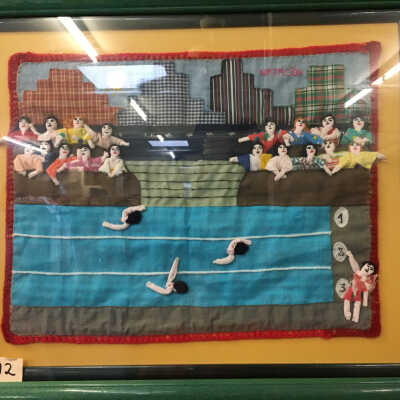 Framed Fabric Image