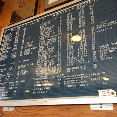 Dolphin Club Records Board