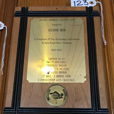 Swimming Plaque