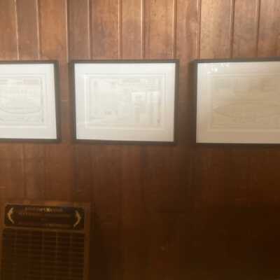 Three famed lines drawings