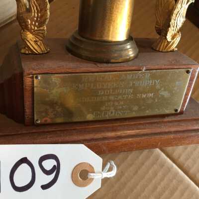 engraved brass plate