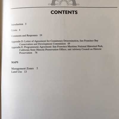 Table of Contents