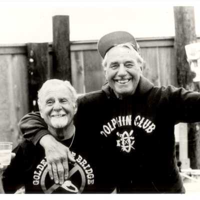 Joe and Frank Celebrating