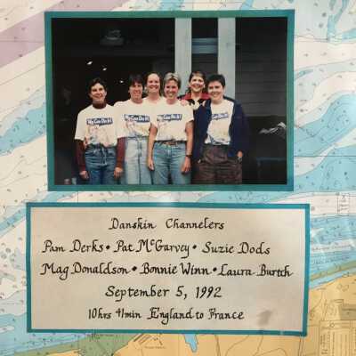 Dolphin Club English Channel Relay 1992