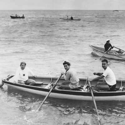 Pilots and boats 1947