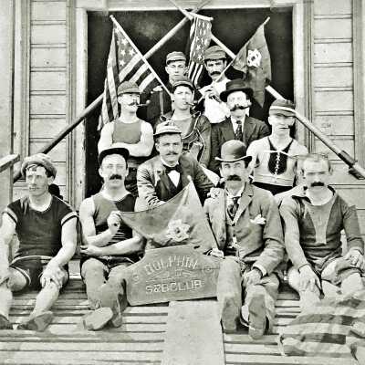Members at First Boathouse