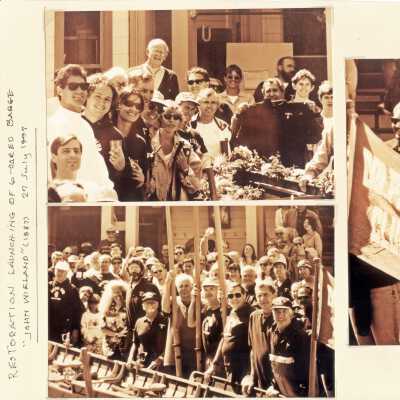 More scenes of the Wieland relaunching after being restored