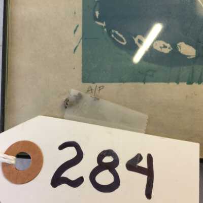 Lower left print number