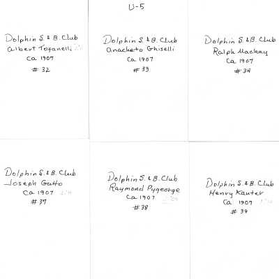 Backs of Photos