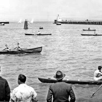 Rowing in Aquatic Park 1950
