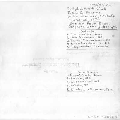 Back of Photo