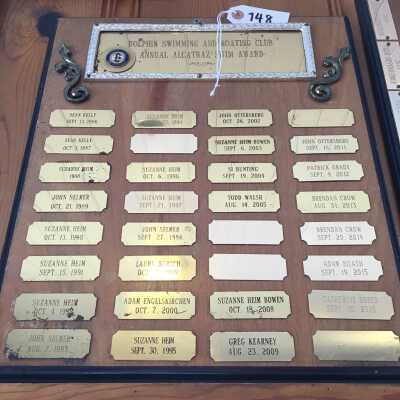 Swimming Plaque