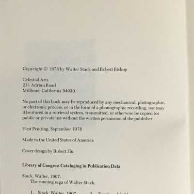 Copyright/publication data page