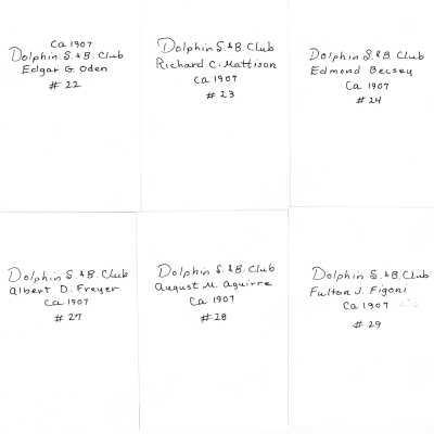 Backs of Photos