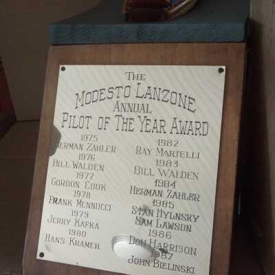 Trophy from the front