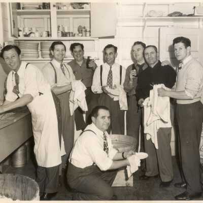 Members in the Galley