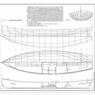 HAER CA-2341 Rowing Skiff “GOOD LUCK” Sheet 1 of 1