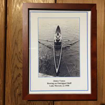 James Vanya rowing a Skiff circa 1958
