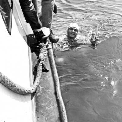 Finishing the Gate Swim