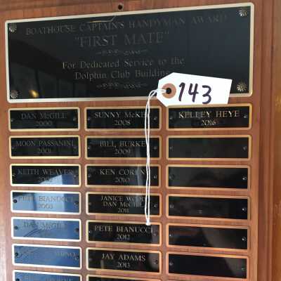 "First Mate" Plaque