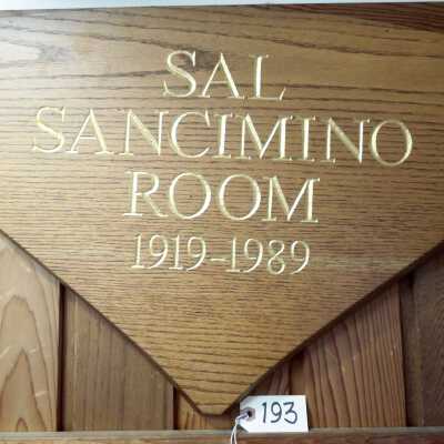 Sancimino Room plaque/sign