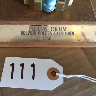 Engraved brass plate