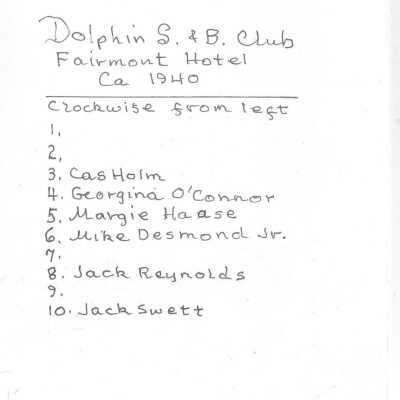 Back of Photo