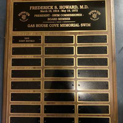 Swimming Plaque
