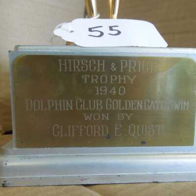 Inscribed plate
