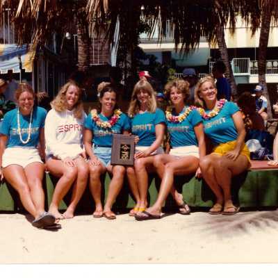 Team after Waikiki Roughwater Swim
