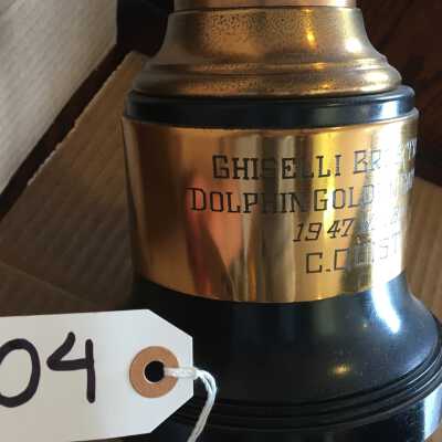 Brass plate with engraving
