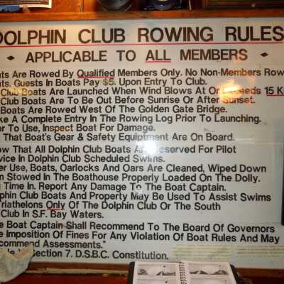 Rowing Rules Sign