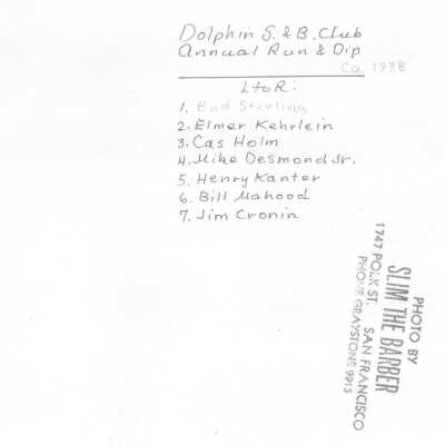 Back of Photo