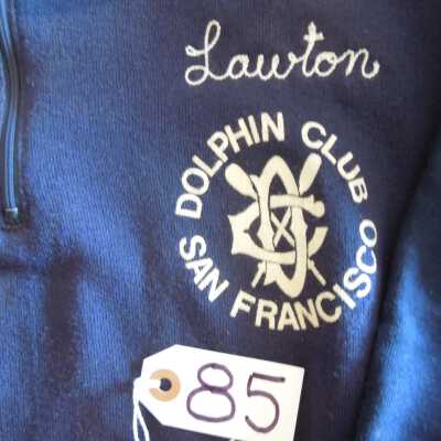 Close up of emblem on left front
