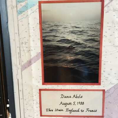 Diana Abele English Channel Swim 1988