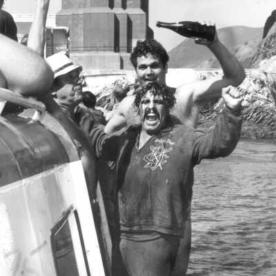 Swimmers Celebrating