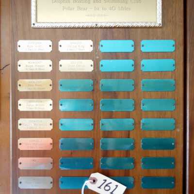 1st in Forty Miles Polar Bear Plaque