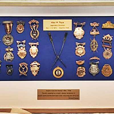 Framed Rowing Medals