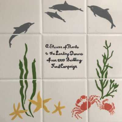 Dedication Tiles: Decorated by Mimi Osborne (source Lorna Newlin)