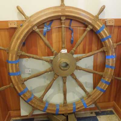 Ship steering wheel