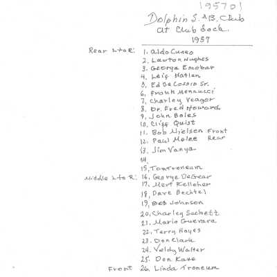 Back of Photo