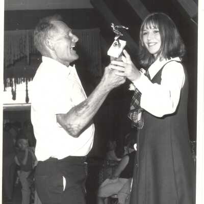 Walt Stack Receiving Trophy