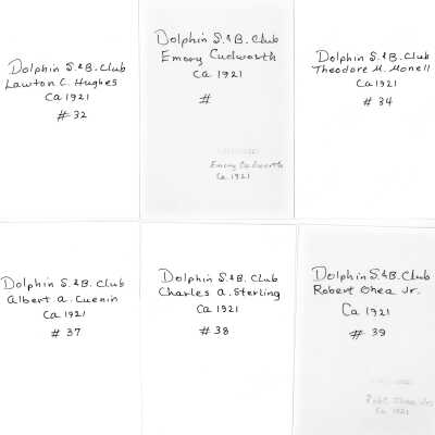 Backs of Photos