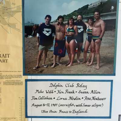 1989 Dolphin Club English Channel Relay Team