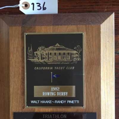Rowing and Triathlon Plaque
