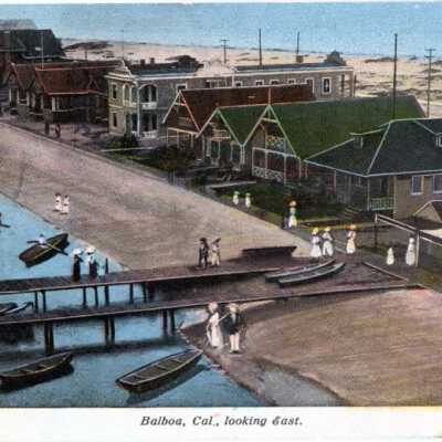 Balboa, Cal., looking east