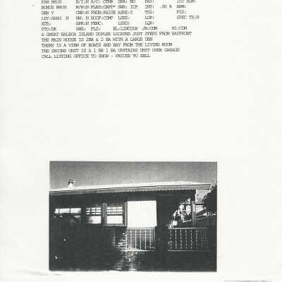 Real Estate flyer for 232 Agate Avenue