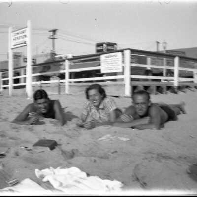 A Photo of Friends on Balboa Beach, 1934