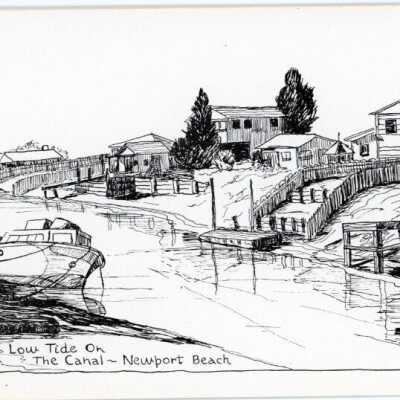 Low Tide on The Canal- Newport Beach