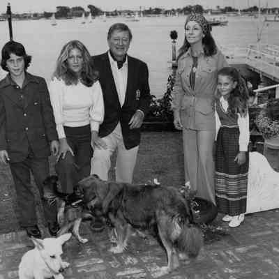John Wayne Family Photo